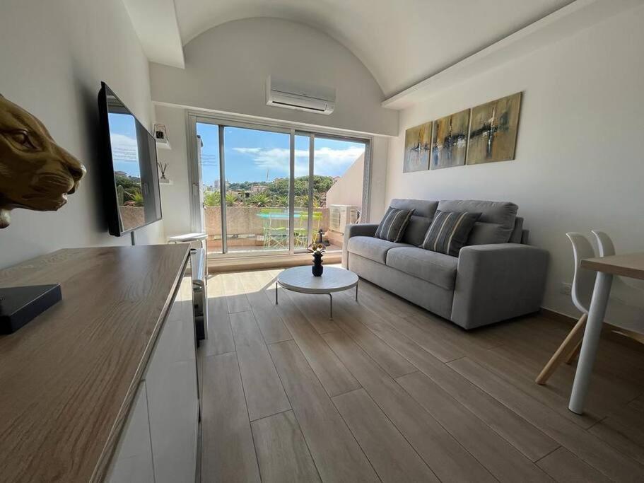 Appartement 4 Personnes Antibes Mer, Piscine, Parking, Tennis, Wifi Extérieur photo